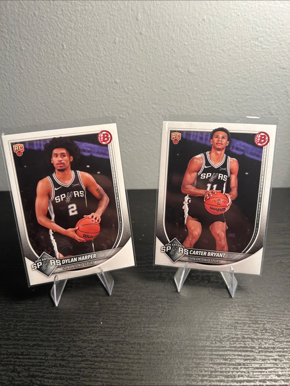 San Antonio Spurs Rookie Basketball Cards NBA Dylan Harper Carter Bryant Bowman